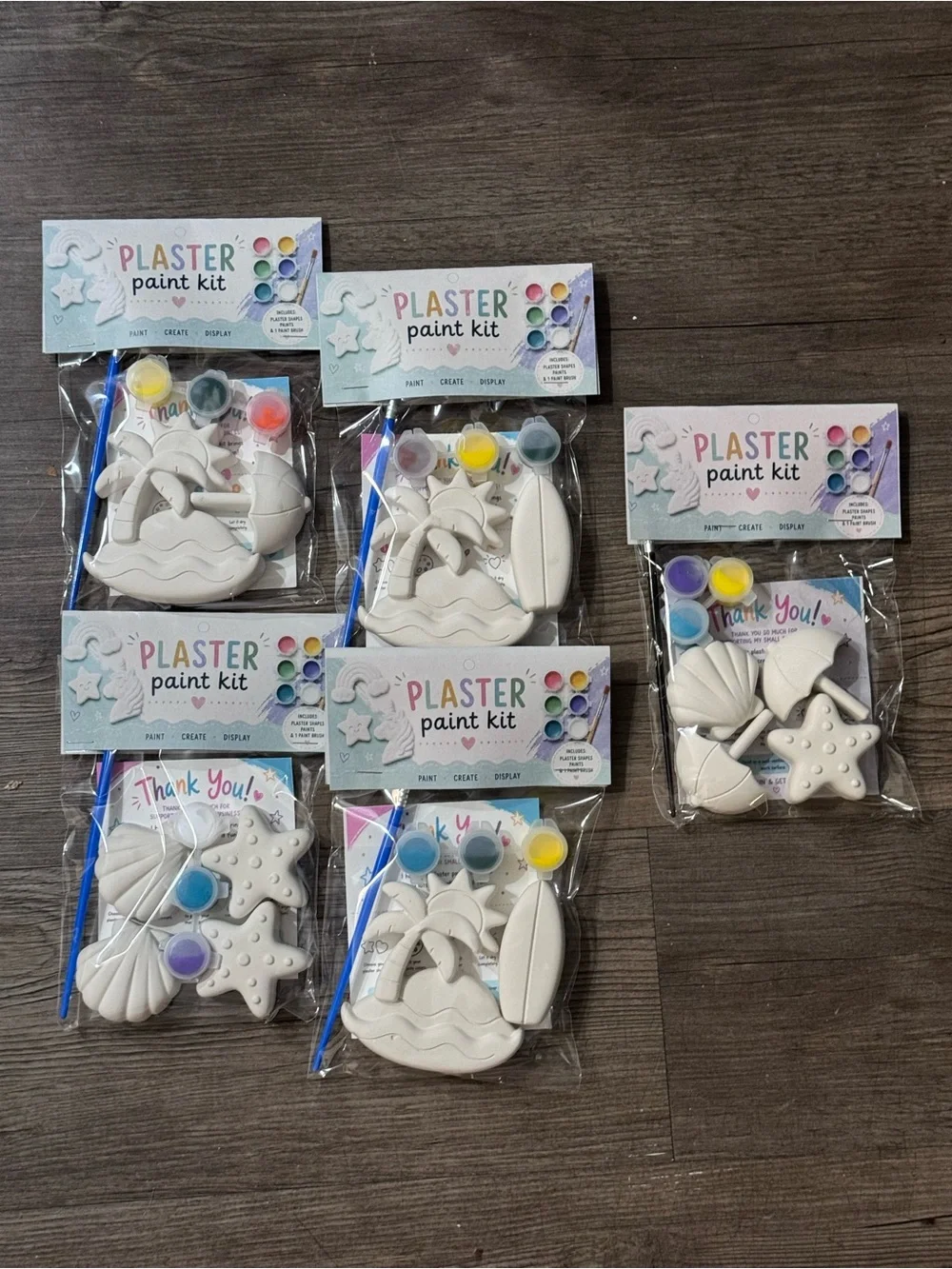 Plaster Paint Kit - Beach theme
